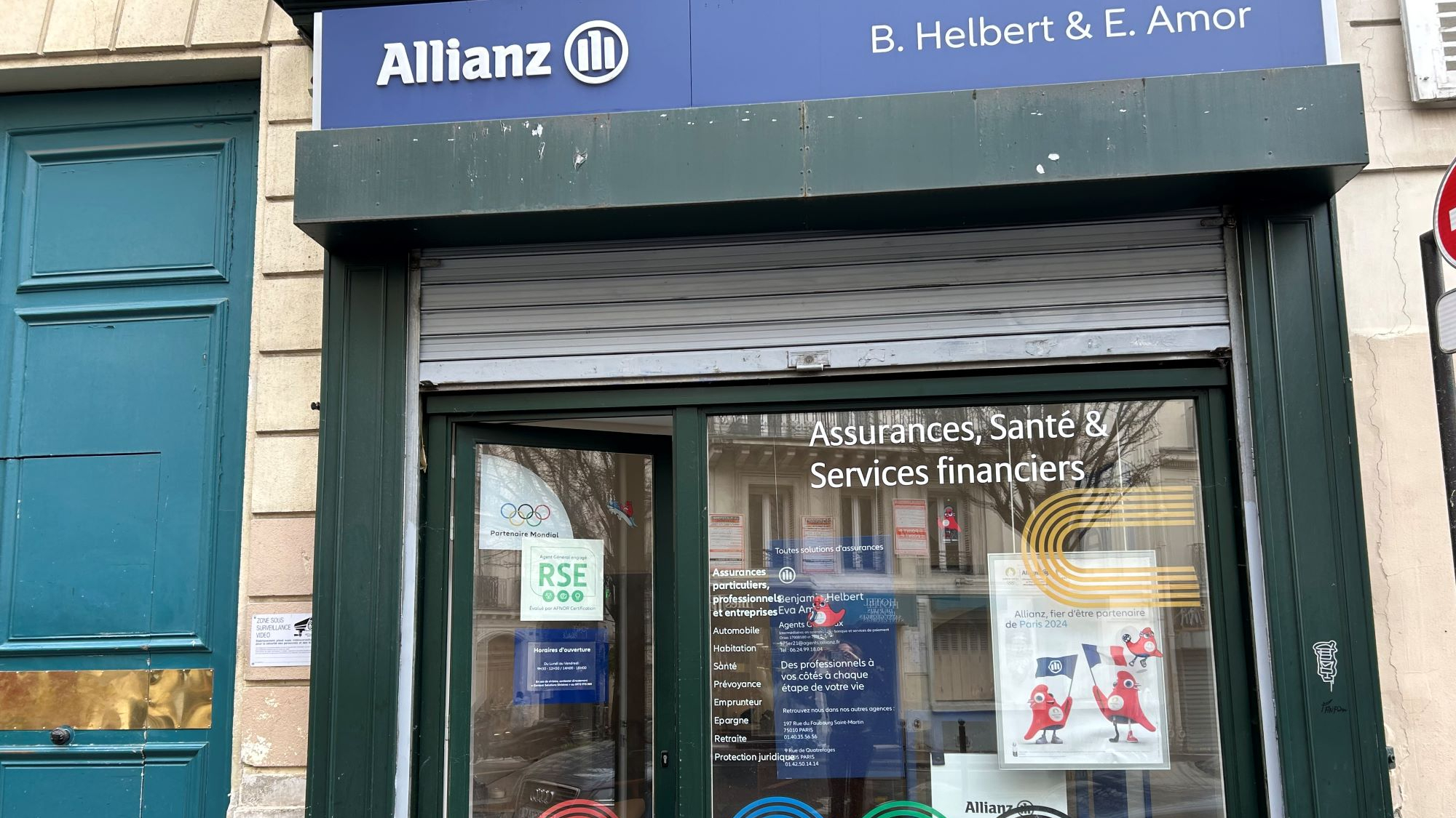 Allianz PARIS MARTYRS - B HELBERT & E AMOR