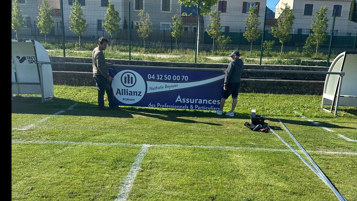 Allianz Nathalie Beyssier Robion et Cavaillon St Jacques soutient le sport local ! de l'agence  Allianz ROBION - Nathalie BEYSSIER