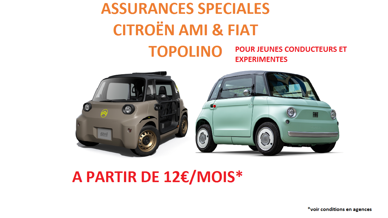 ASSURANCES FIAT TOPOLINO & CITROËN AMI de l'agence  Allianz LA BAULE LES PINS - Alexandre MIGNOT