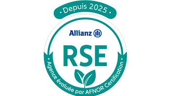 Obtention du label “Agent Général engagé RSE”  de l'agence  Allianz GUERET SUD - GRUAU & MOREAU 